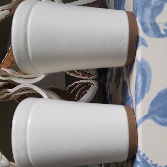 Sezane Natacha Sandals Ecru  size 7 - Picture 9 of 11